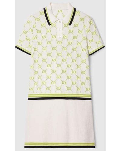 gucci white cotton fitted dress shirt|Gucci summer dresses 2021.